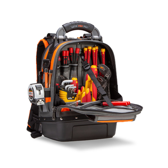 Veto Pro Pac Sac à dos à outils Veto Tech Pac MC Orange Haute Visibilité (AX3616)