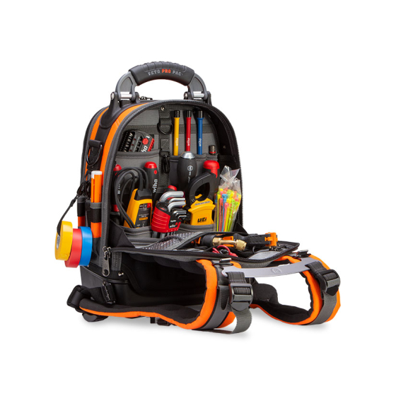 Veto Pro Pac Sac à dos à outils Veto Tech Pac MC Orange Haute Visibilité (AX3616)