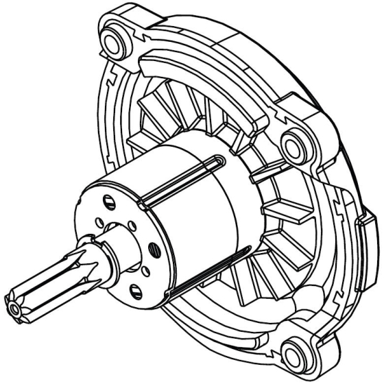 Milwaukee Moteur complet pour boulonneuse 18V M18FIWP12, M18FIW2F12, M18FIW2P12 (4931473552) Milwaukee Moteur complet pour boulonneuse 18V M18FIWP12, M18FIW2F12, M18FIW2P12 (4931473552)