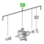 Milwaukee Moteur complet pour visseuse à choc M18BID (4931436088)