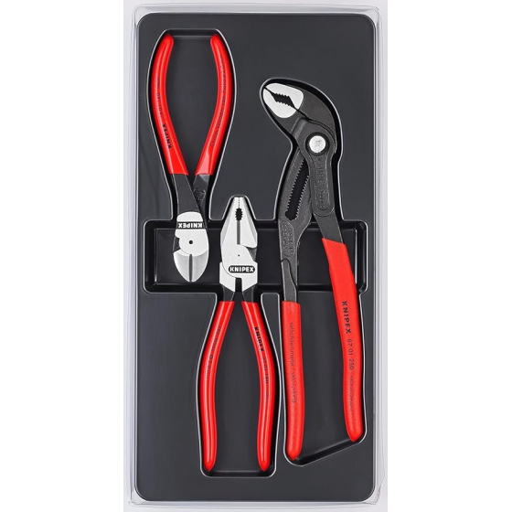 Knipex Jeu de 3 Pinces à forte démultiplication (00 20 10)