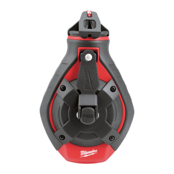 Milwaukee Cordeau traceur épais avec recharge bleu 30m (4932493815)