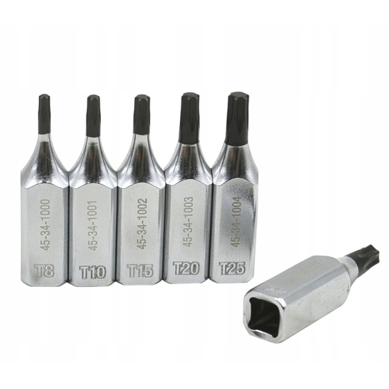 Milwaukee Set de 6 douilles Torx pour cliquet 1/4" (4932480563)