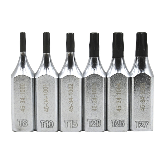 Milwaukee Set de 6 douilles Torx pour cliquet 1/4" (4932480563)