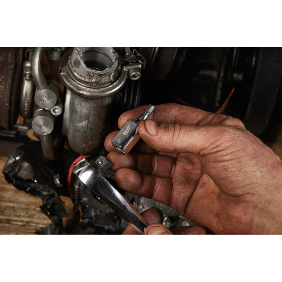 Milwaukee Set de 11 douilles Hexagonal métrique pour cliquet 3/8" (4932480567)