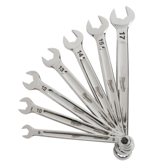 Milwaukee Set de 7 clés plates mixtes Max Bite (4932464257)