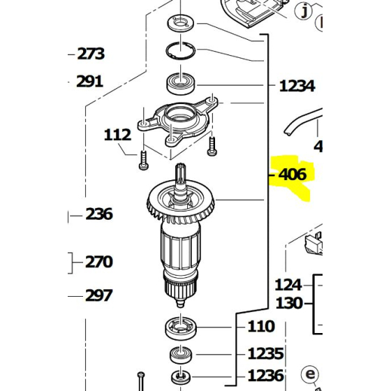 Milwaukee Induit pour perforateur SDS-MAX 545, K545, 500S, K500S (4931449971) Milwaukee Induit pour perforateur SDS-MAX 545, K545, 500S, K500S (4931449971)