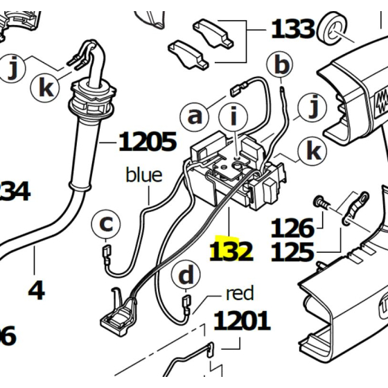 Milwaukee Carte électronique pour perforateur SDS-MAX 545, K545, 500S, K500S (4931409100) Milwaukee Carte électronique pour perforateur SDS-MAX 545, K545, 500S, K500S (4931409100)