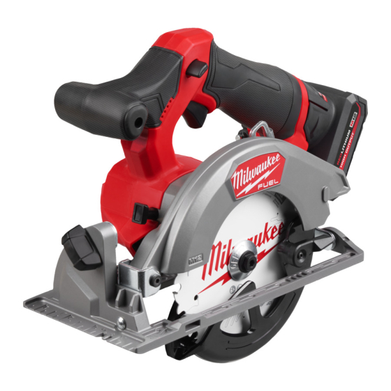 Milwaukee M12 FCS442-502X Scie circulaire 12V Fuel ø140mm 2x5Ah (4933493489)