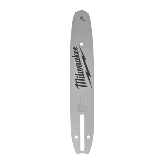 Milwaukee Guide-chaîne 25cm pour tronçonneuse M18 FOPH-CSA (4932480170)