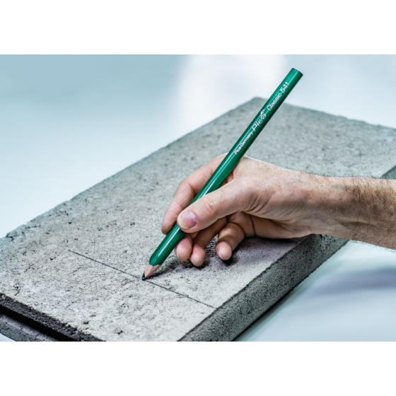 Pica Classic 541 Crayon de maçon, ovale, vert, 24cm 541/24