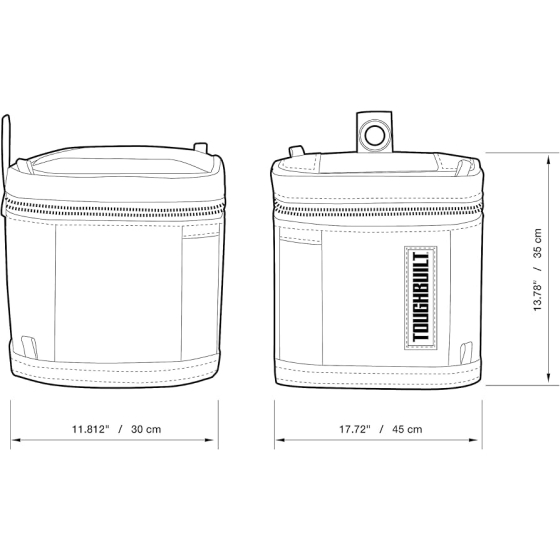 Toughbuilt Lot de x2 boites à outils SoftBox TB-192-A2 Toughbuilt Lot de x2 boites à outils SoftBox TB-192-A2
