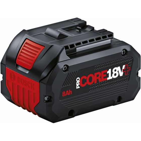 Bosch Pack de 2 batteries GBA 18V ProCORE+ 8.0Ah Professional avec chargeur GAL 18V-160 (1600A02X03)