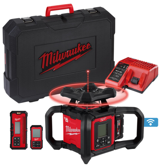 Milwaukee M18 RLOHV1200-501C Laser rotatif double pente H/V 1200m (4933493204) Milwaukee M18 RLOHV1200-501C Laser rotatif double pente H/V 1200m (4933493204)