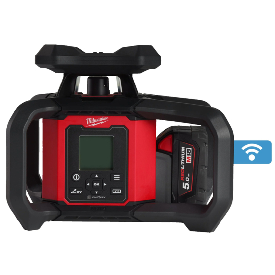 Milwaukee M18 RLOHV1200-501C Laser rotatif double pente H/V 1200m (4933493204) Milwaukee M18 RLOHV1200-501C Laser rotatif double pente H/V 1200m (4933493204)