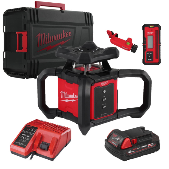 Milwaukee M18 RLOH600-201C Laser rotatif Horizontal 600m (4933493191) Milwaukee M18 RLOH600-201C Laser rotatif Horizontal 600m (4933493191)