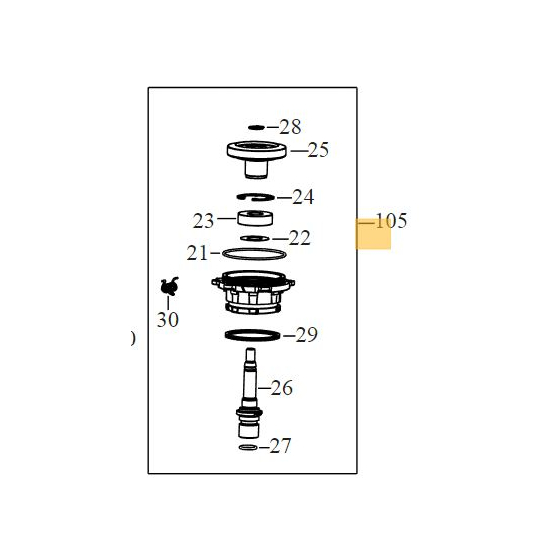 Dewalt Sous ensemble de carter d'engrenages (NA352969) Dewalt Sous ensemble de carter d'engrenages (NA352969)