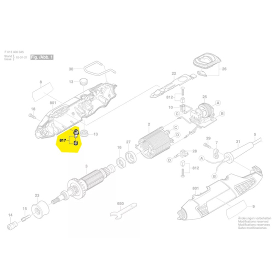 Dremel dispositif de blocage axe (2610004610) Dremel dispositif de blocage axe (2610004610)