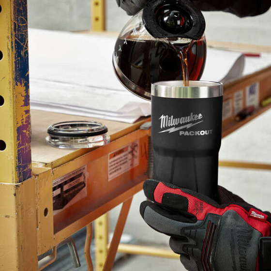 Milwaukee Gourde isotherme Packout 532ml Noir (4932493472) Milwaukee Gourde isotherme Packout 532ml Noir (4932493472)