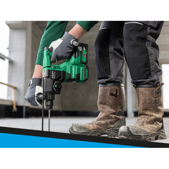 Hikoki DH3628DAW2Z Perforateur, burineur SDS+ 36V 3,2J Brushless avec coffret de transport
