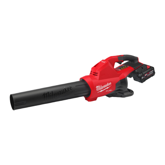 Milwaukee M18 F2BL-802 Souffleur Brushless 18V Fuel à double batteries 2x8.0Ah FORGE (4933499229)