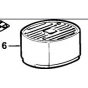 Dewalt 247699-00 Couvercle de Balais DW6141, DW615