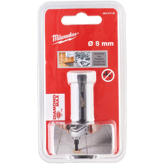 Milwaukee Foret Diamants pour meuleuse ø8mm  (4932471760)
