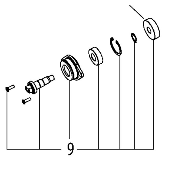 Metabo Engrenage complet pour scie KGS254M (316075570) Metabo Engrenage complet pour scie KGS254M (316075570)