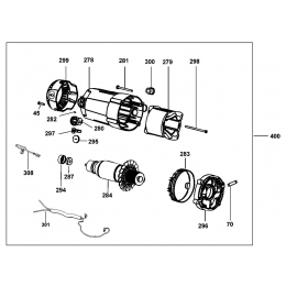 Dewalt Charbon, Balai Scie Sur Table D27107 (N013883)