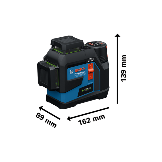 Bosch GLL 12V-100-33 CG Laser lignes Vert connectés 360° 1x2Ah (0601065401) Bosch GLL 12V-100-33 CG Laser lignes Vert connectés 360° 1x2Ah (0601065401)
