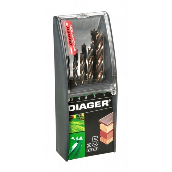 Coffret 5 forets Bois DIAGER 910B