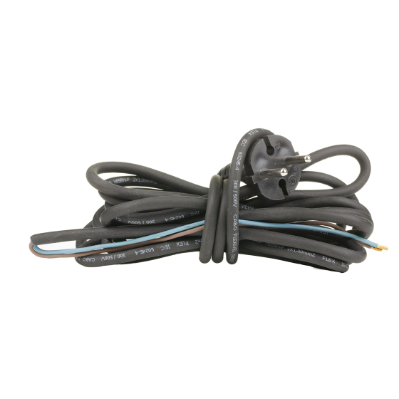 Bosch Câble d'alimentation H05VV-F 2x1mm² 3.8 m (1607000386)