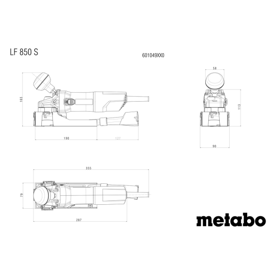 Metabo LF 850 S Fraiseuse à bois avec coffret Metabox 145 (601049500) Metabo LF 850 S Fraiseuse à bois avec coffret Metabox 145 (601049500)
