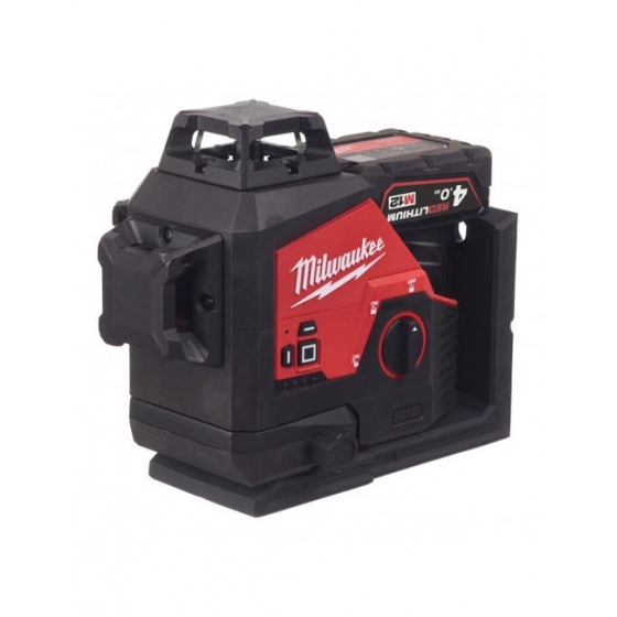 Milwaukee M12 3PLSKIT-401P Laser Vert 3 Lignes 360° 1x4.0Ah + Trépied + Coffret Packout (4933499379) Milwaukee M12 3PLSKIT-401P Laser Vert 3 Lignes 360° 1x4.0Ah + Trépied + Coffret Packout (4933499379)