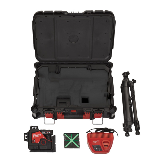 Milwaukee M12 3PLSKIT-401P Laser Vert 3 Lignes 360° 1x4.0Ah + Trépied + Coffret Packout (4933499379) Milwaukee M12 3PLSKIT-401P Laser Vert 3 Lignes 360° 1x4.0Ah + Trépied + Coffret Packout (4933499379)