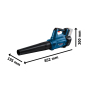 Bosch GBL 18V-750 Souffleur sans fil 18V BITURBO (06008D2000)