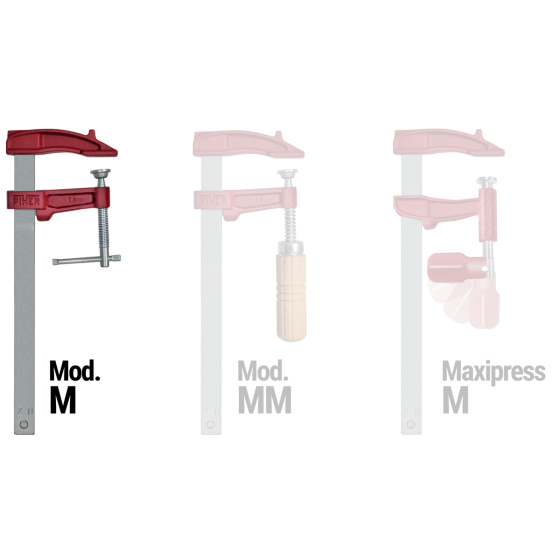 Piher Serre-joint à vis en croix tige type M Piher Serre-joint à vis en croix tige type M