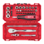 Milwaukee Coffret de 38 pièces clés et douille à cliquet 1/4" (4932498381)