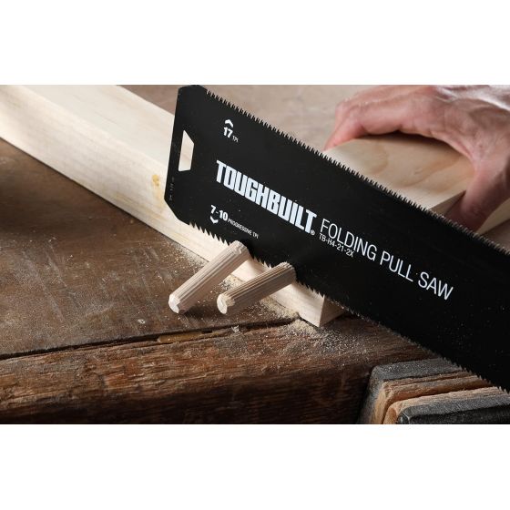 Toughbuilt Scie à traction pliante TB-H4-21-2X