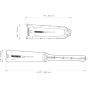 Toughbuilt Scie à traction pliante TB-H4-21-2X