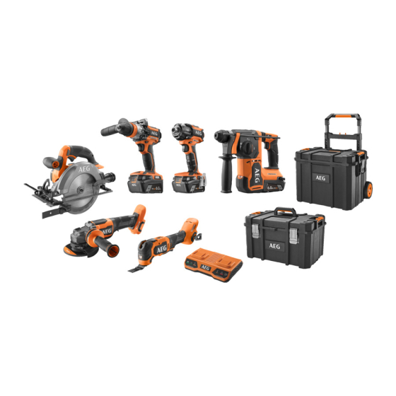 AEG AEG6CKBL1-603MS Pack 6 outils sans fil 18V 3x6Ah (4935499437)