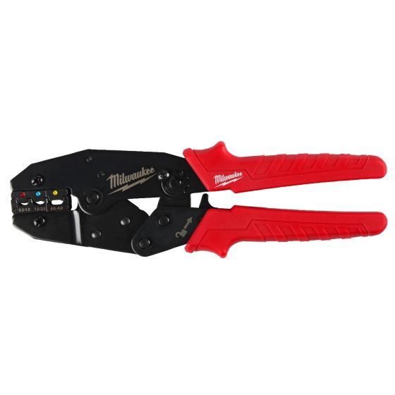 Milwaukee Pince à sertir cliquet cosses isolées 0,3 mm² à 6 mm² (4932499025)