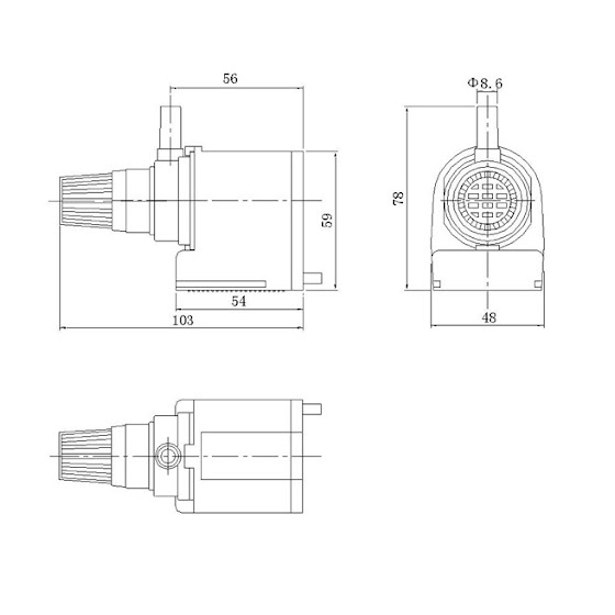 Femi Pompe de lubrification FD-100 (7113532 - 7113539)