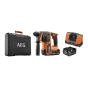 AEG BBH18BL2-602MB Perforateur SDS+ sans fil 18V 2x6Ah (4935500110)
