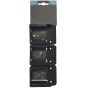 StealthMounts Supports de batteries Makita 12V CXT 6-pack Noir BM-MK12-BLK