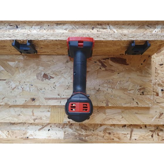 StealthMounts Supports de machines Milwaukee 18v 4-pack Noir TM-MW18-BLK-4