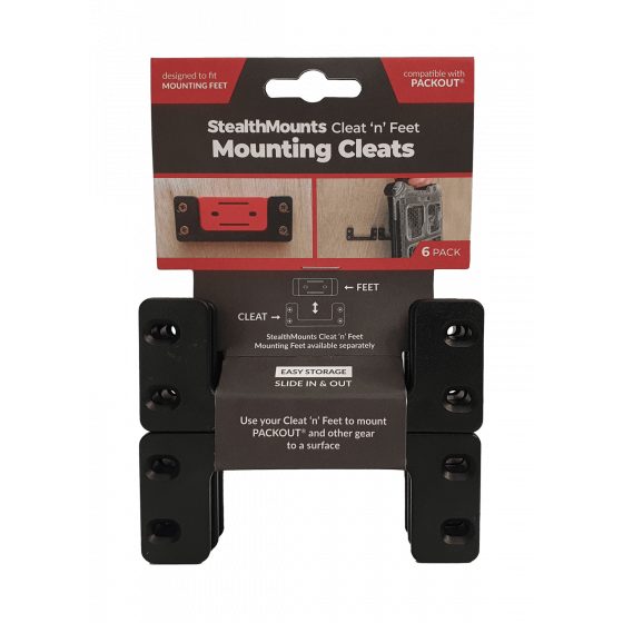 StealthMounts Cales de montage Packout Milwaukee 6-pack NOIR OM-CL-BLK-6 StealthMounts Cales de montage Packout Milwaukee 6-pack NOIR OM-CL-BLK-6
