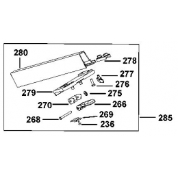 Dewalt 869231-04 Sous Ensemble Guide D27111, D27112, D27113