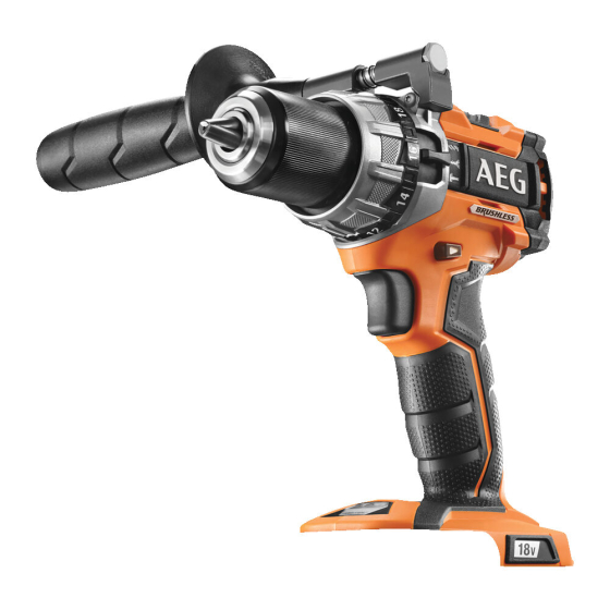 AEG BSB18C2BL-502TB Perceuse à percussion Brushless 18V 70 Nm 2x5.0Ah HD (4935498181)