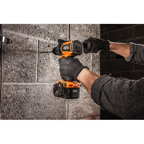 AEG BSB18BL2-602K Perceuse à percussion Brushless 18V 141 Nm 2x6.0Ah HD (4935481043)